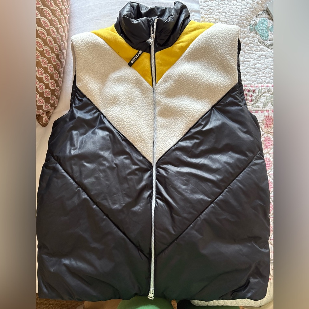 STAUD Black and Yellow Vest